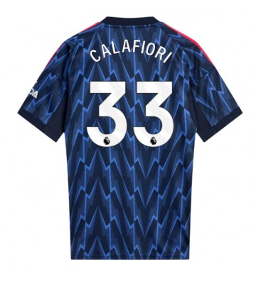 Arsenal Riccardo Calafiori #33 Udebanetrøje 2025-26 Kortærmet